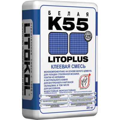 Клеевые смеси Litokol LitoPLUS K55 25kg